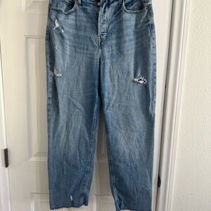 High Rise Old Navy Light Blue Denim Jeans